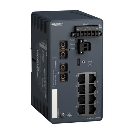 MCSESM103F2CU0 Schneider Electric , Managed 10 Port Network Switch