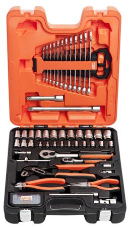 S81MIX Bahco , 81 Pieces Socket Set 1/2 in, 1/4 in Hexagon Drive