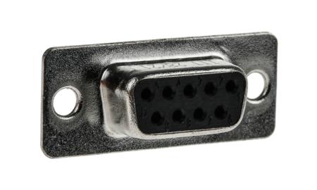 119998-2835 ITT Cannon ZD* 9 Way Panel Mount D-sub Connector Socket, 2.84mm Pitch