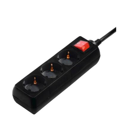 00108816 Hama 3 Gang Power Distribution Unit, 3m Cable, 16A, 250 V