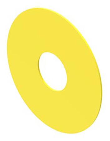 61-9970.0 EAO Emergency-Stop Legend for Use with 61 Series Pushbutton