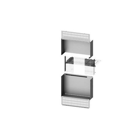 8PQ5000-5BA16 Siemens 8PQ Series Grey Sheet Steel Partition Panel, 2000mm H, 800mm W, 600mm D, for Use with 3WL Air Circuit Breaker