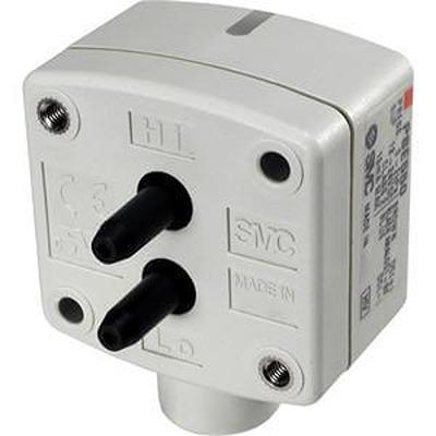 PSE550-28-C2 SMC Pressure Sensor 65kPa, 12 → 24V dc, IP40 0.02 bar