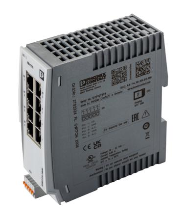 2702324 Phoenix Contact Managed Switch 8 Port Industrial Ethernet Switch