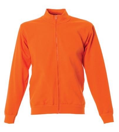 989237-XL-ORANGE JRC 989237 Orange 20% Polyester, 80% Cotton Full Zip Fleece XL