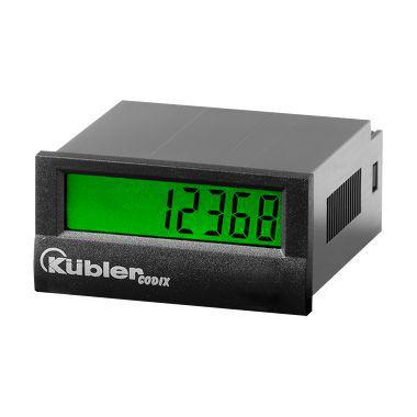 6.136.012.850 Kubler CODIX 136 Counter, 8 Digit LCD, 7kHz, 3.6 V Battery