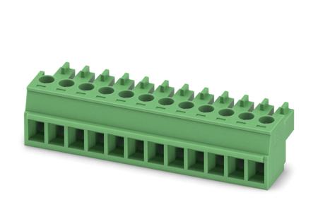 1847343 Phoenix Contact, 3.81mm Pitch, MC 1.5/12-ST-3.81 AU, 12 Way, , Pluggable Terminal Block, Plug, Cable Mount, Screw