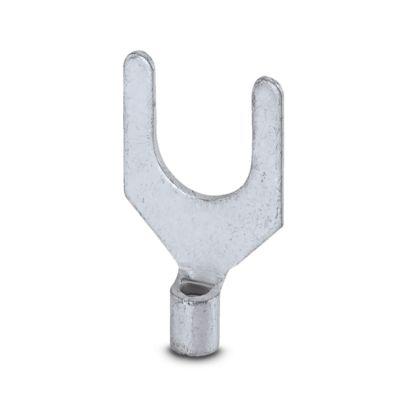 3240147 Phoenix Contact Uninsulated Fork Terminal, 17AWG to 13AWG, Silver