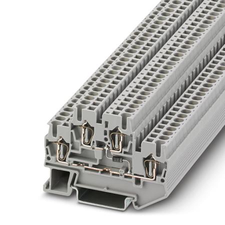3031555 Phoenix Contact  STTB 2.5-DIO/O-U Series Grey, Double-Level, Spring Clamp Termination