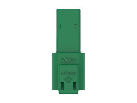 DT04-2P-TE03 TE Connectivity, DT04-2P Automotive Connector Plug Green Cable 2 Way, Cable Termination