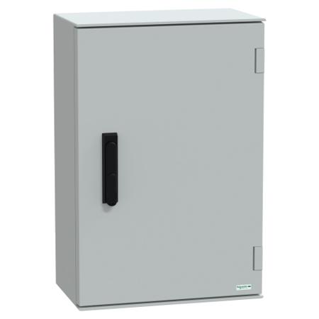 NSYPLM64VG Schneider Electric PanelSeT Series Fibreglass Reinforced Polyester Wall Box, IP66, 647 mm x 436 mm x 250mm