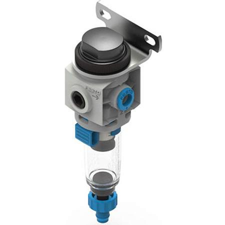 MS2-LF-M5-C-P-M-B Festo MS2 series 5μm M5 1bar to 10 bar Filter 225L/min max with Manual drain