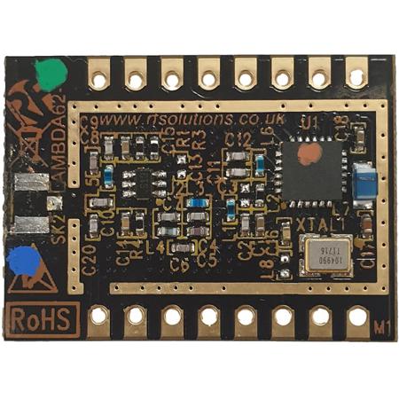 LAMBDA62-8S RF Solutions, LoRa Module Transceiver 868/915MHz, -148dBm Receiver Sensitivity