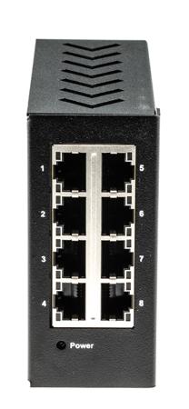 144-8676 RS Pro 8 RJ45 port DIN Rail Mount Ethernet Switch, 10/100Mbit/s
