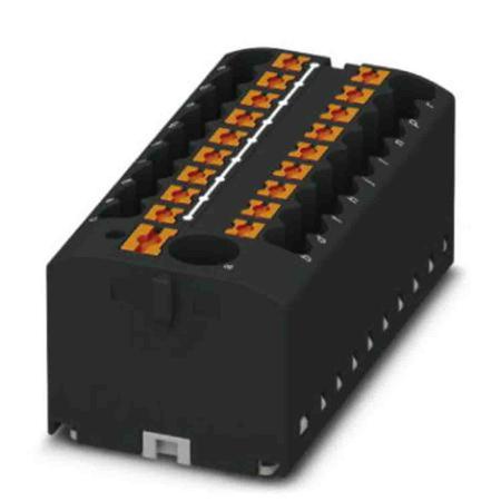 3273518 Phoenix Contact Distribution Block, 19 Way, 0.14 → 4mm², 24A, 450 V, Black