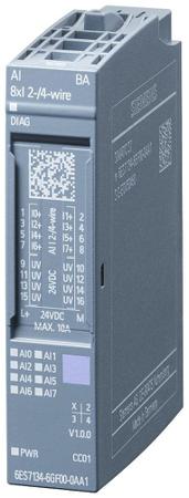 6AG21346GF004AA1 Siemens Input Unit for use with ET 200SP, 73 x 15 x 58 mm, Analog, 6AG213, SIPLUS