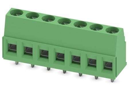 1730065 Phoenix Contact MKDSP 1.5/ 7 Series PCB Terminal Block, 7-Contact, 5mm Pitch, Through Hole Mount, Screw Termination