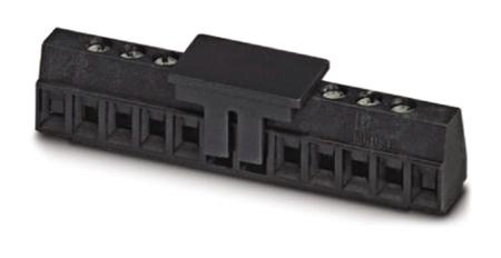 1727256 Phoenix Contact MKDS 1/ 4-3.81 SMD BK Series PCB Terminal Block, 4-Contact, 3.81mm Pitch, Screw Termination