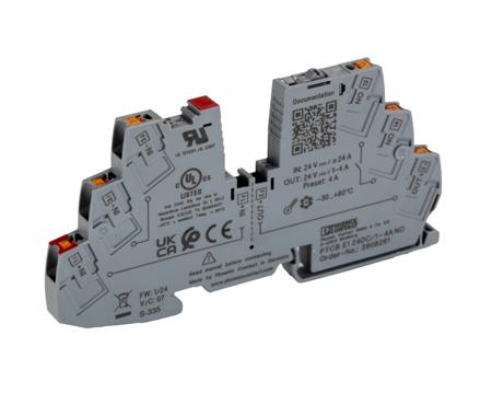 2908261 Phoenix Contact Electronic Device Circuit Breaker Electronic Circuit breaker 4A 24V PTCB, 1 channels , DIN Rail Mount