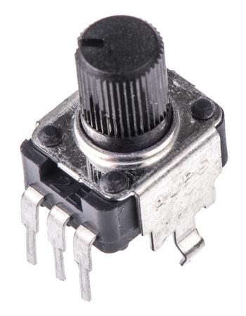 RK09K1130A8G Alps Alpine RK09K 10kΩ Rotary Potentiometer 1-Gang Through Hole,