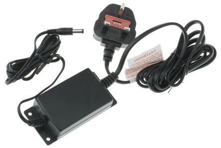 777-3143 RS Pro 12W Desktop Power Supply, 90 → 264 V ac, 12V dc 1A Output Level V 1 Output, 3-Pin UK