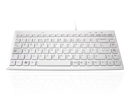 KYBAC395-USBWHT Ceratech  Wired USB Compact Keyboard, QWERTY (UK), White