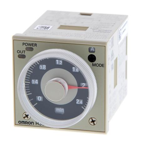 H3CR-A8-AC24-48-DC12-48 Omron H3CR-A8 AC24-48/DC12-48, Multi Function Timer Relay, 8-Pin Connector, 0.05 s → 300 h, 2 Contacts, DPDT