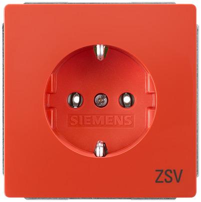 5UB1827 Siemens 5UB18 Orange Electrical Socket, 16A, Schuko