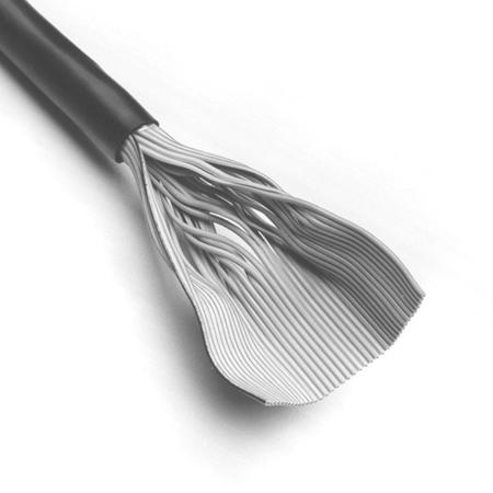 3759-09SF 3M 3759 Series Flat Ribbon Cable, 9-Way, 1.27mm Pitch, Unterminated to Unterminated