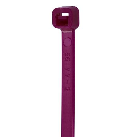 PCT-0400-050-PL-100 NEMIQ Cable Tie, , 371mm x 4.8 mm, Purple Nylon, Pk-100units