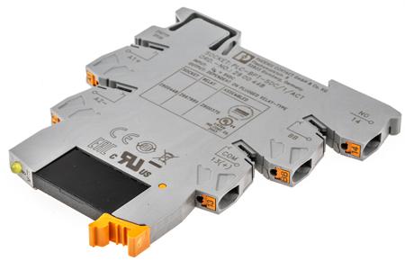 2900375 Phoenix Contact PLC-OPT-5DC/24DC/2/ACT Series Solid State Interface Relay, 6 V ac/dc Control, DIN Rail Mount
