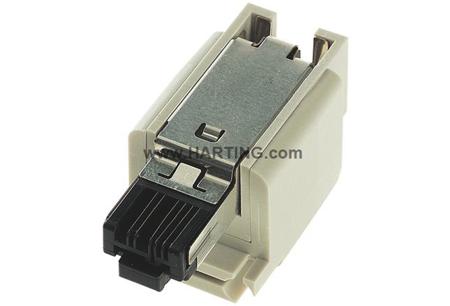 09120033011 HARTING Heavy Duty Power Connector Insert, 10A, Male, Han-Brid Series, 2 Contacts
