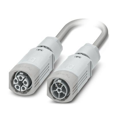 1526891 Phoenix Contact Straight Male 3 way Push-Pull Power to Straight Female Push-Pull Power Cable, 3m