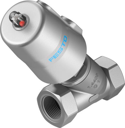 VZXF-L-M22C-M-A-G1-240-M1-V4V4T-50-16 Festo Angle Seat Pneumatic Operated Process Valve