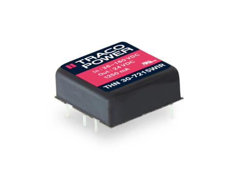 THN-30-2423WIR THN 30WIR Isolated DC-DC Converter, -15 → 15V dc/, 9 → 36 V dc Input, 30W, PCB Mount