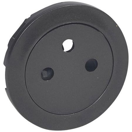 067911 Legrand 0679 Black Plug Socket, 2 Poles, Indoor Use
