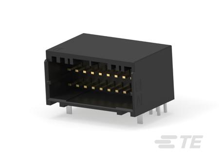 1-1827873-0 TE Connectivity Dynamic 1000, 2mm Pitch, 20 Way, 2 Row, Right Angle PCB Header, Through Hole