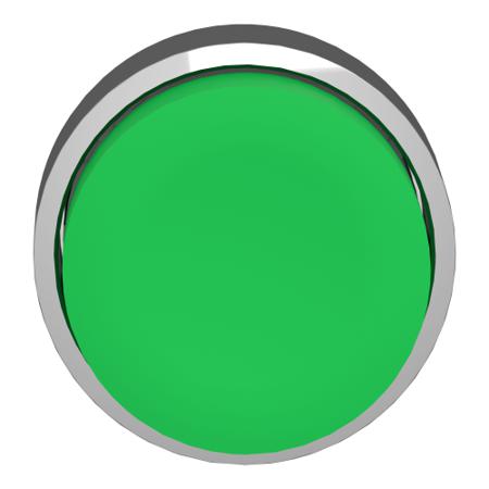 ZB4BL3 Schneider Electric XB4 Series, Green Push Button Head, Spring Return, 22mm Cutout