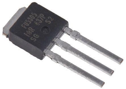 IRLU3103PBF Infineon  N-channel MOSFET, 55 A, 30 V HEXFET, 3-Pin IPAK