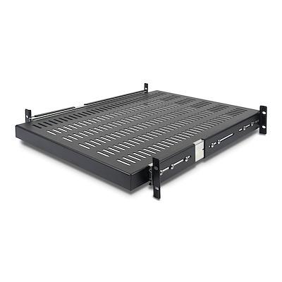 UNISLDSHF19 StarTech.com UNI Series Black Shelf, 2U, 22.7kg Load, 482mm x 762mm