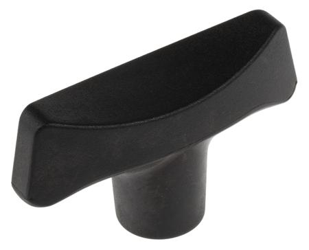 267-0853 RS PRO Black 2-Arm Clamping Knob, M8, Threaded Hole