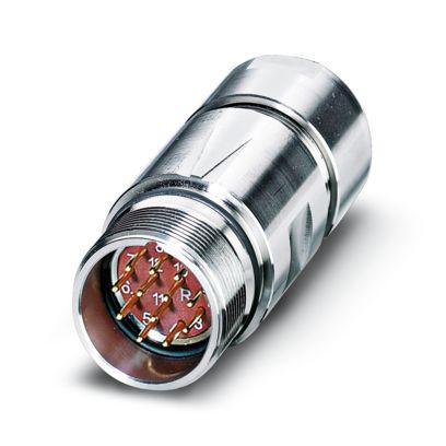 1613966 Phoenix Contact Circular Connector, 12 Contacts, Cable Mount, M23 Connector, Plug, Male, IP67, RF Series
