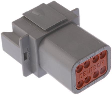 DT04-08PA Deutsch DT Series, 2 Row 8 Way Socket Connector