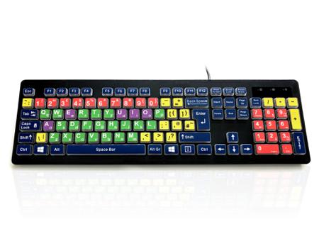 KYB-RAINBOW2-MIX Ceratech  Wired USB Keyboard, QWERTY (UK), Multi Colour
