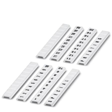 0808671:0041 Phoenix Contact, ZBF 5 LGS Marker Strip for use with  for use with Terminal Blocks