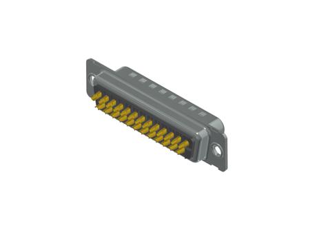 163A11089X Amphenol CONEC 25 Way Through Hole D-sub Connector Plug, with Mounting Hole