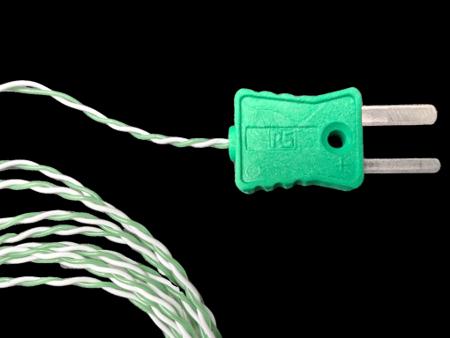 E25062-TYPE-K-WELDETIP-PTFE-TWISTE-2M--CMPKI-SURMO CorregeE250 Type K Thermocouple 2m Length, 0.2mm Diameter, 0°C → +200°C