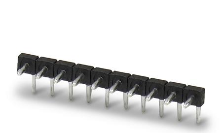 1737116 Phoenix Contact, 3.5mm Pitch, PST 1.0/12-H-3.5, 12 Way, Pluggable Terminal Block, Pin Header, Solder Termination,