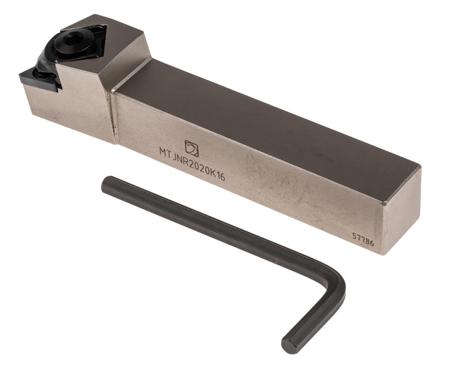 MTJNR 2020 K 16 Pramet MTJNR Series Lathe Tool Holder for Use with TN/TNM Inserts, 20mm Height, 93° Approach, 125mm Length