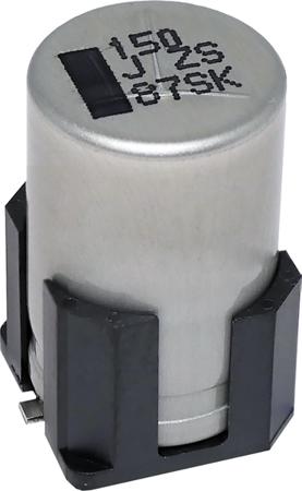 EEHZS1H221V Panasonic 220μF Surface Mount Polymer Capacitor, 50V dc